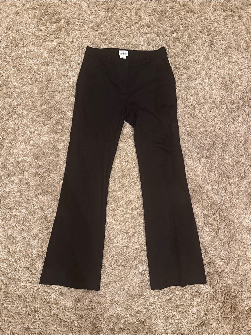 Nicole Miller Black Flared Trousers